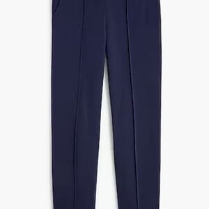 J Crew Pintuck pant, navy, size XS, new with tags